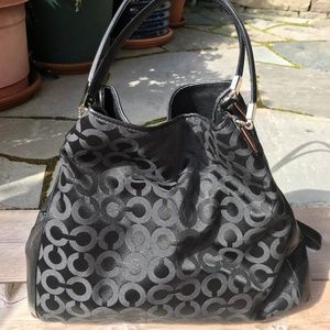 Coach Madison Phoebe Art Signature Bag Mint!